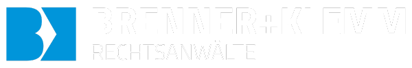 Brenner-Klemm Rechtsanwälte Logo weiße Schrift